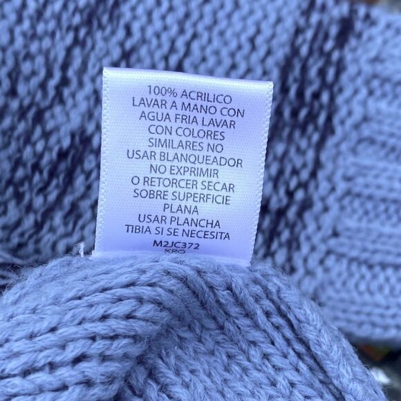 Derek Heart Blue Knit Cardigan Sweater Open Front. Size Small.  VGUC! - Picture 5 of 5